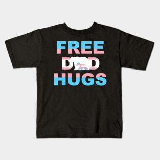 Free Dad Hugs LGBTQ+ Kids T-Shirt
